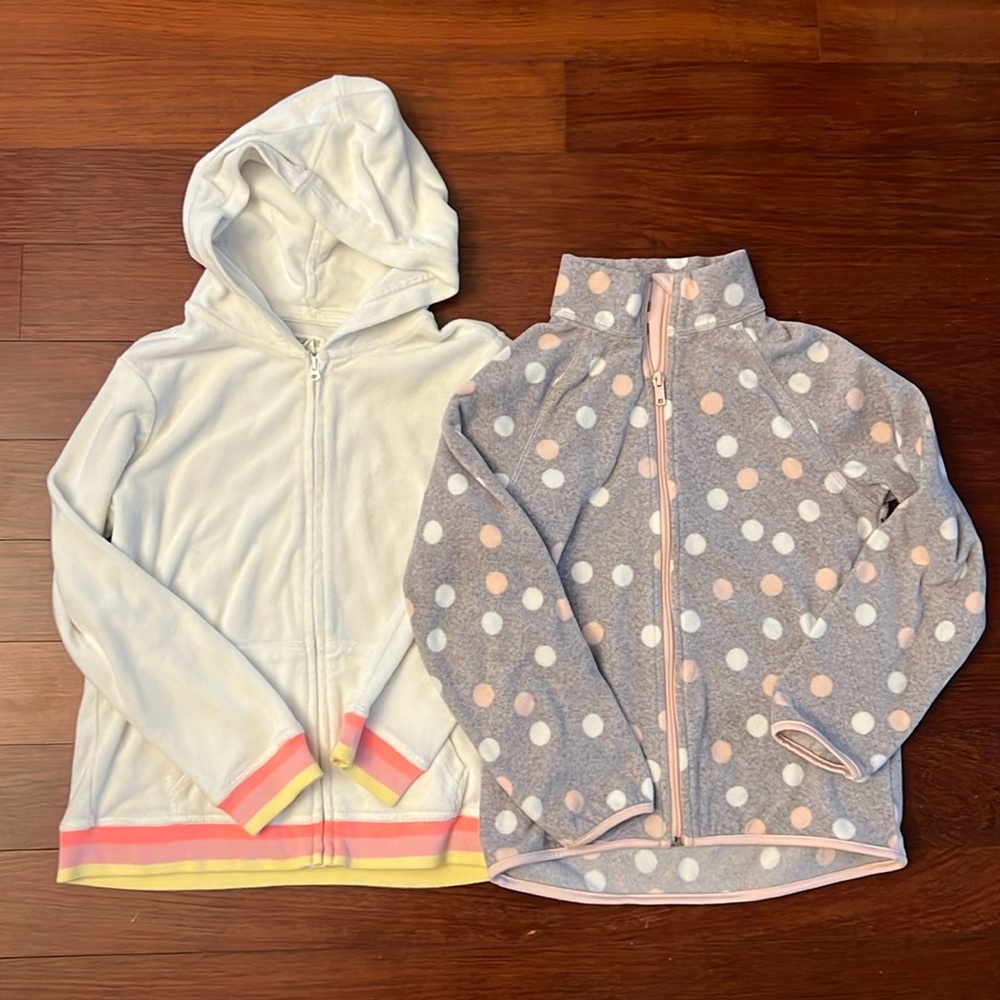 ⭐️ Girls hoodie and fleece bundle